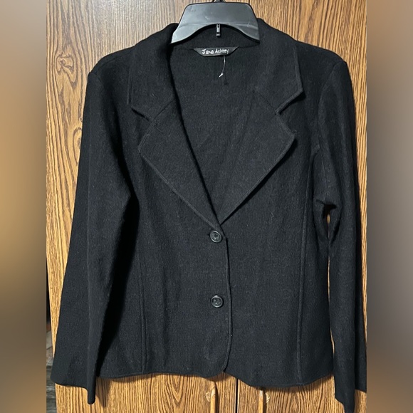 Vintage Jane Ashley sweater blazer jacket women’s size S - Picture 1 of 2